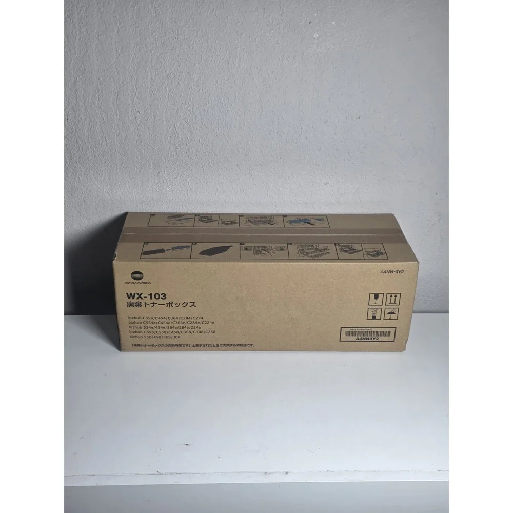 Genuine OEM Sealed Konica Minolta WX-103 Waste Toner Box Container (A4NN-0Y2)